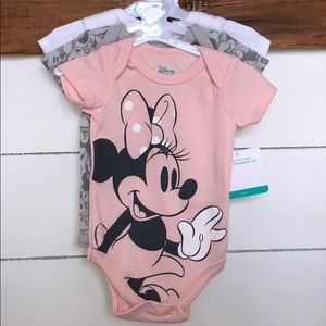 3 pack Disney onesies